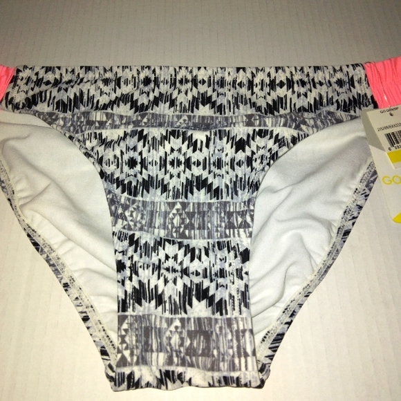 ☆NWT☆Go Gossip☆Abstract Granite Print Bikini 👙 Bottoms☆Medium - Picture 2 of 9